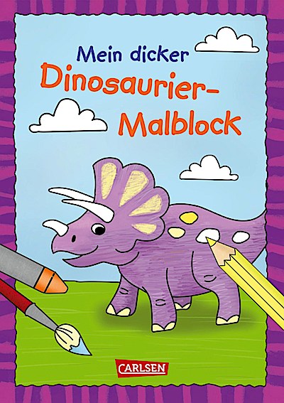 Mein dicker Dinosaurier-Malblock