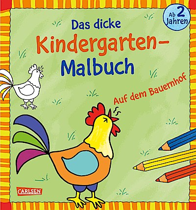 Ausmalbilder für Kita-Kinder: Das dicke Kinder...