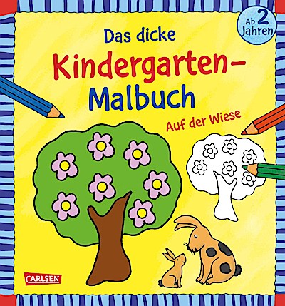 Ausmalbilder für Kita-Kinder: Das dicke Kinder...
