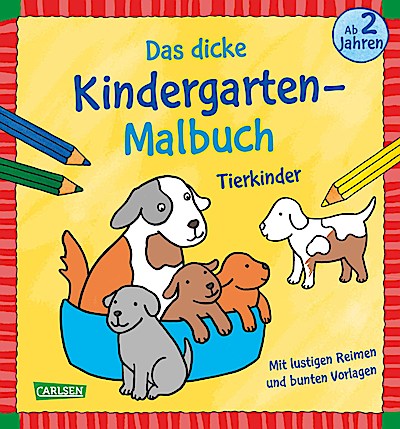 Ausmalbilder für Kita-Kinder: Das dicke Kinder...