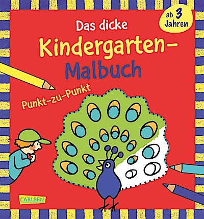 Ausmalbilder für Kita-Kinder: Das dicke Kindergarten-Mal...