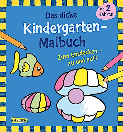 Ausmalbilder für Kita-Kinder: Das dicke Kinder...