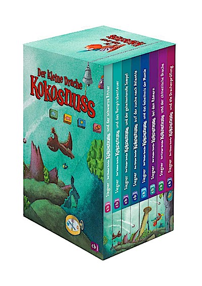 Der kl. Drache Kokosnuss  - Geburtstagsschuber (8 Bände)