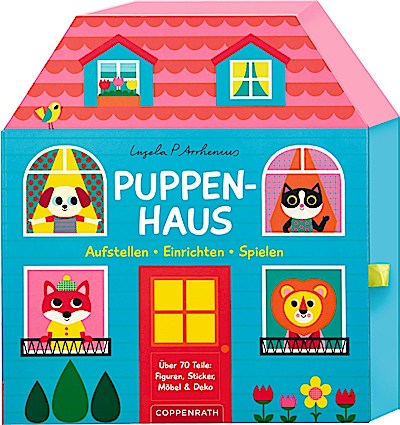 Puppenhaus - Aufstellen, Einrichten, Spielen