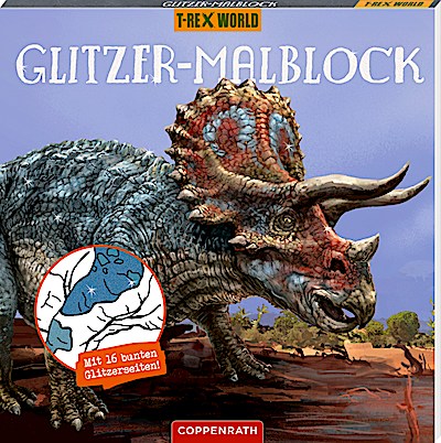 Glitzer-Malblock