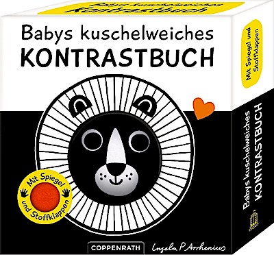 Babys kuschelweiches Kontrastbuch (Stoffbuch): Löwe