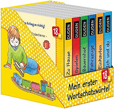 Duden 18+: Mein erster Wortschatzwürfel