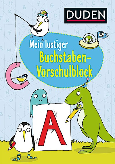 Mein lustiger Buchstaben-Vorschulblock