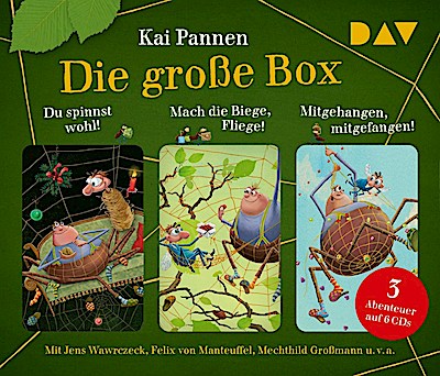 Die große Box. Du spinnst wohl! – Mach die Biege, Fliege! –