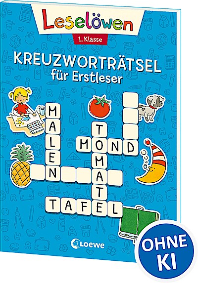 Leselöwen Kreuzworträtsel für Erstleser - 1. K...