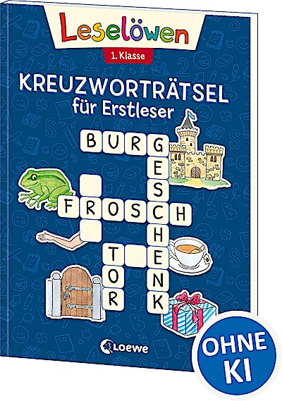 Leselöwen Kreuzworträtsel für Erstleser - 1. K...