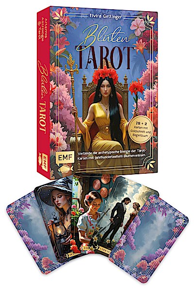 Tarot-Kartenset: Blütentarot | Verbinde die archetypische Energie der Tarot-Karten mit jahrhundertealtem Blumenwissen