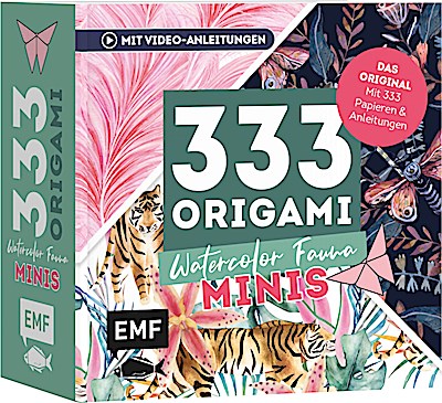 333 Origami Minis – Watercolor Fauna