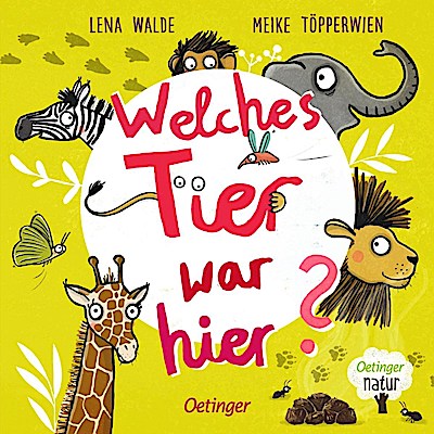 Welches Tier war hier? (Pappe)