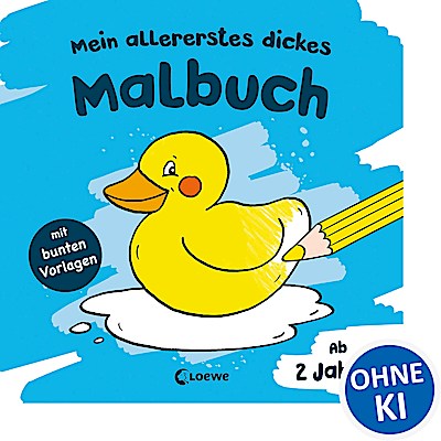 Mein allererstes dickes Malbuch (Badeente)