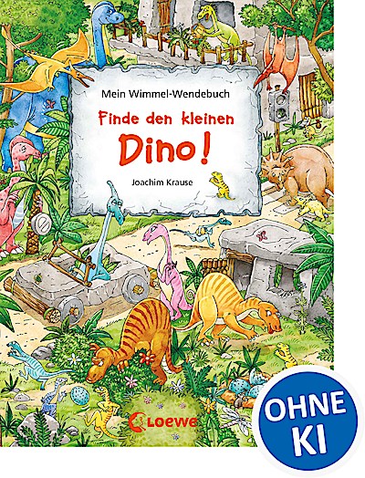 Mein Wimmel-Wendebuch - Finde den kleinen Dino...