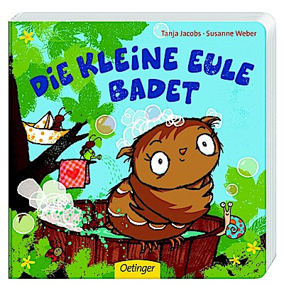 Die kleine Eule badet (Pappe)