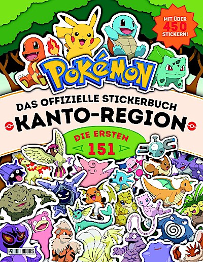 Pokémon: Das offizielle Stickerbuch Kanto-Region - Die erste