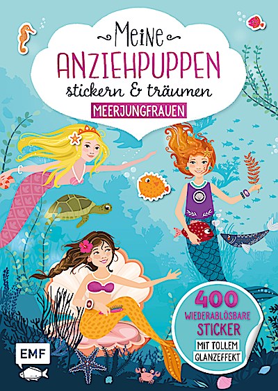 Meine Anziehpuppen – stickern & träumen: Meerj...