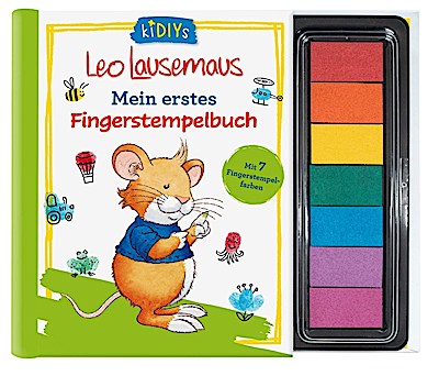 Leo Lausemaus - Mein erstes Fingerstempelbuch Mit 7 Fingerstempelfarben