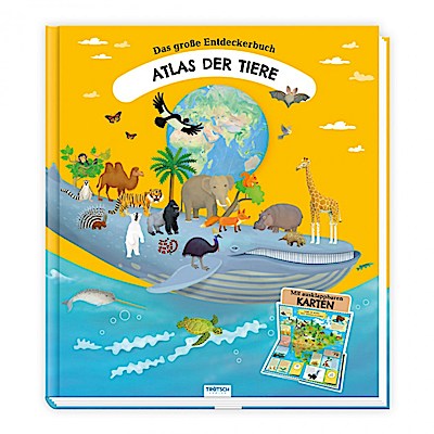 Das große Entdeckerbuch: Atlas der Tiere