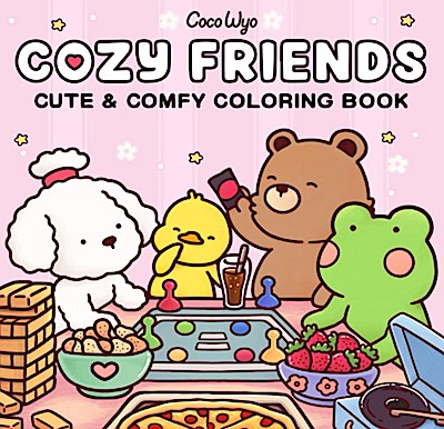 Cozy Friends - Niedliches & entspannendes Malbuch