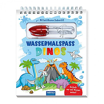 Wassermalspaß DINOS (mit befüllbarem Zauberstift)